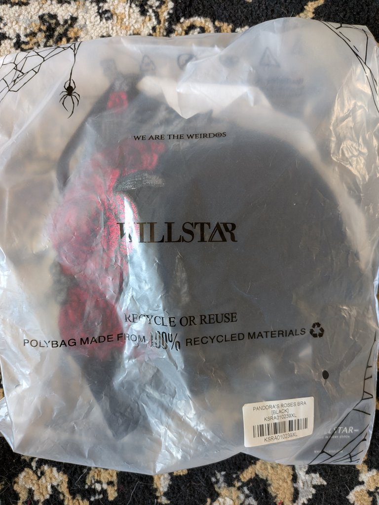 Killstar Pandora's Roses Bralette Xl Nwt — image 4 of 5